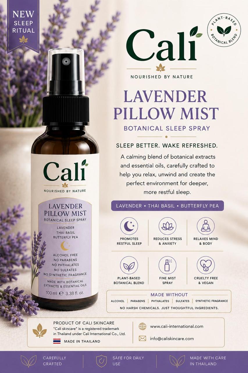 Cali Lavender Pillow Mist Botanical Sleep Spray
