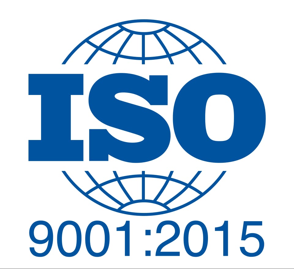 ISO 9001:2015 certified logo